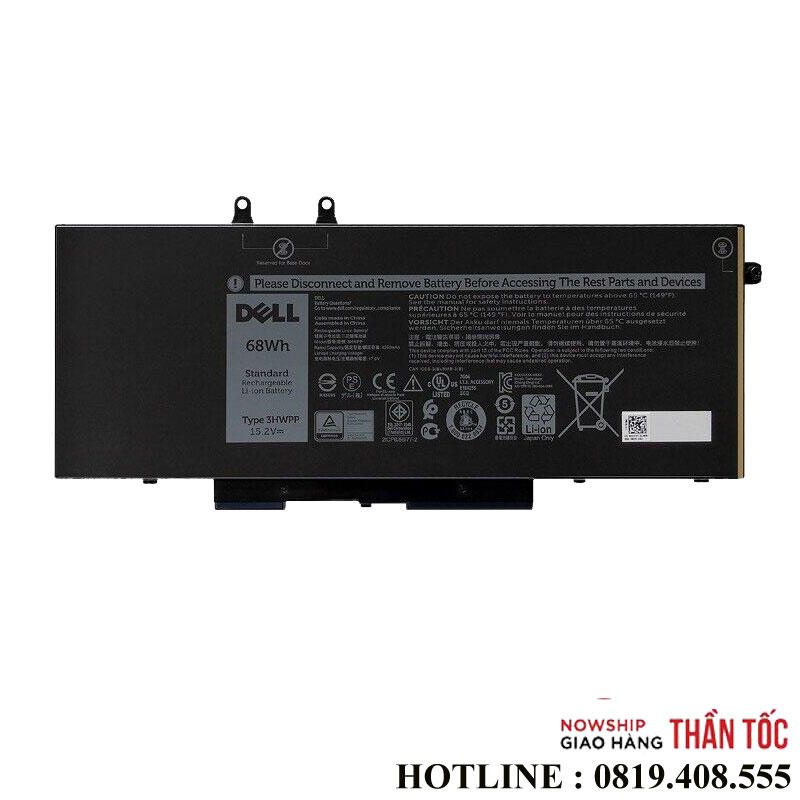 Pin Laptop Dell Latitude 14 5410 5510 5511 3HWPP