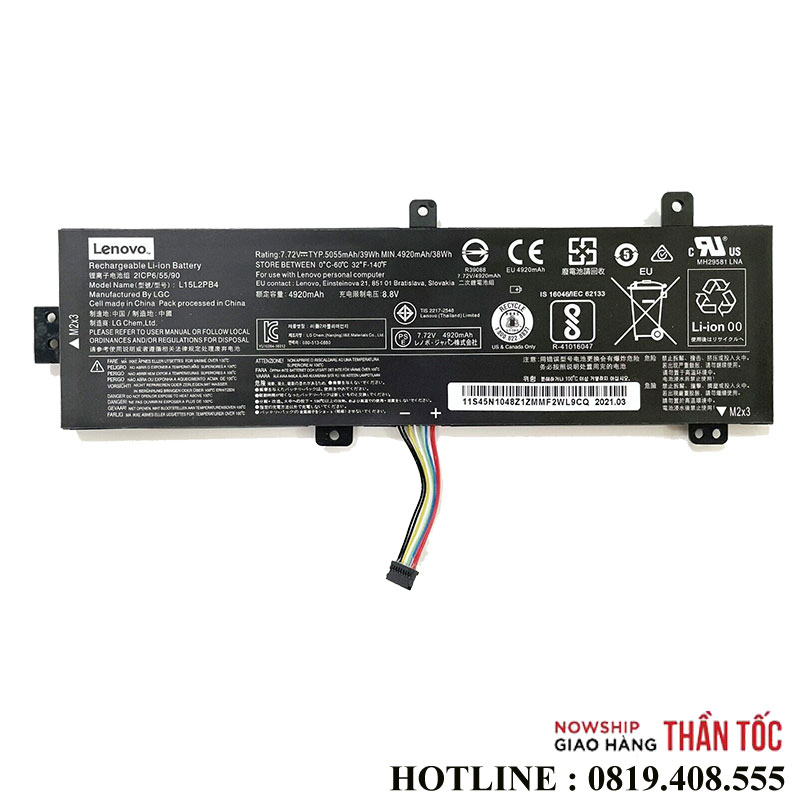 Pin Laptop Lenovo IdeaPad 310-14ISK 310-15IKB 510-15 L15L2PB4 L15M2PB3 L15C2PB7 L15M2PB4
