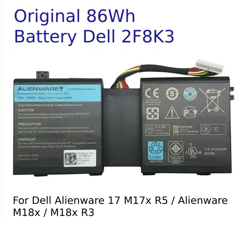 Pin Battery Laptop Dell 2F8K3
