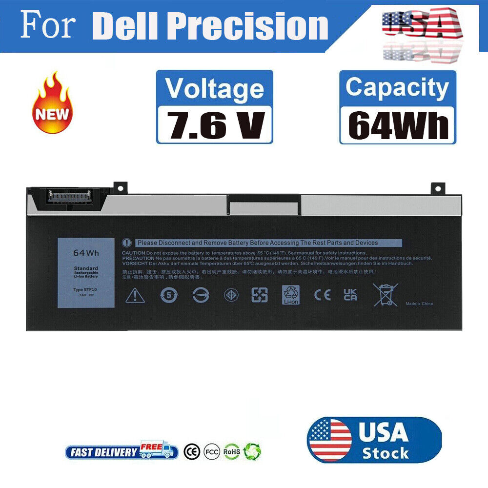 Pin Laptop Dell Precision 7330 7530 7540 7730 7740 5FT10
