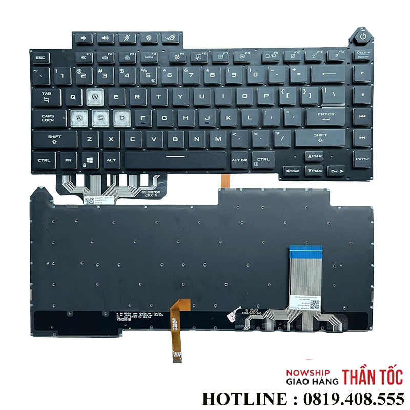 Bàn Phím Laptop Asus ROG Strix G15 G513 G513Q G513QM G513QY G513QR