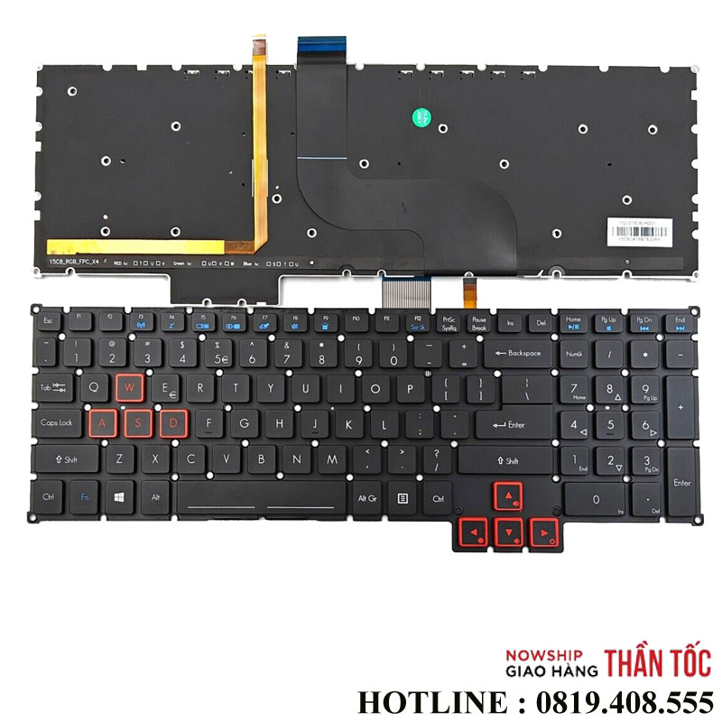 Bàn Phím Laptop Acer Predator G9-791 G9-792 G9-793 GX-791 GX-792