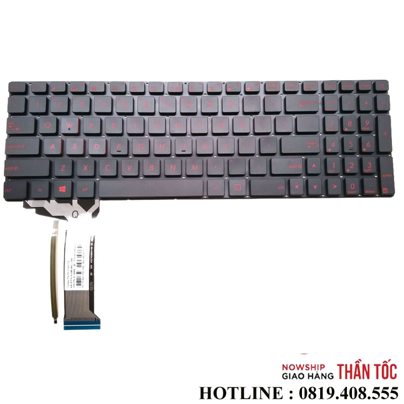 Bàn Phím Laptop Asus G551 G551J G551JK G551JM G551JW G551JX G551VW
