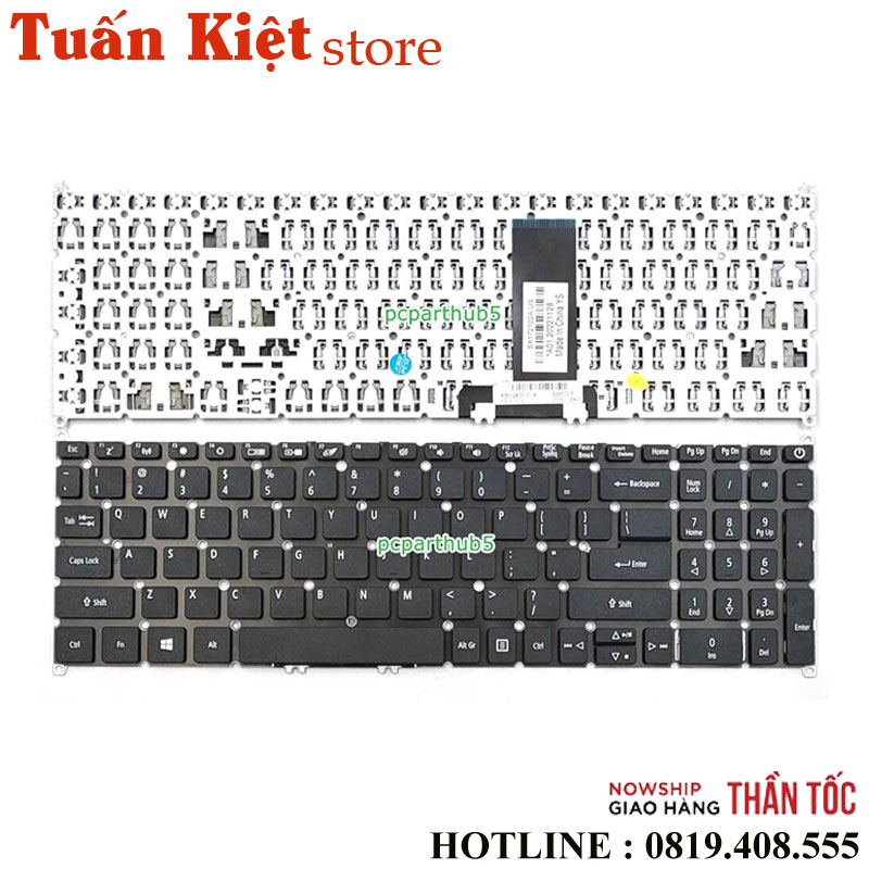 Bàn Phím Laptop Acer Aspire A317-51 A317-51G A317-51K A317-51KG A317-32