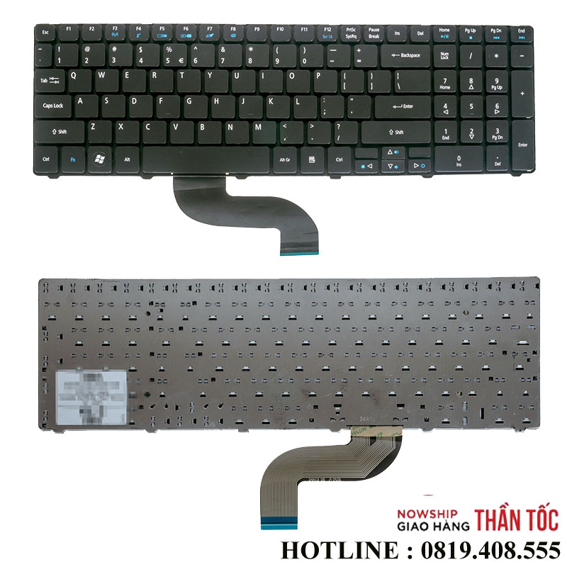 Bàn Phím Laptop Acer 5810 5810T 5738 5738G
