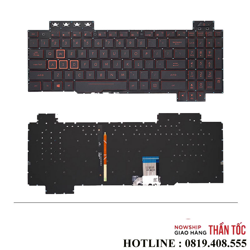 Bàn Phím Laptop ASUS TUF Gaming FX505D FX505DT FX505DU FX505DY FX504