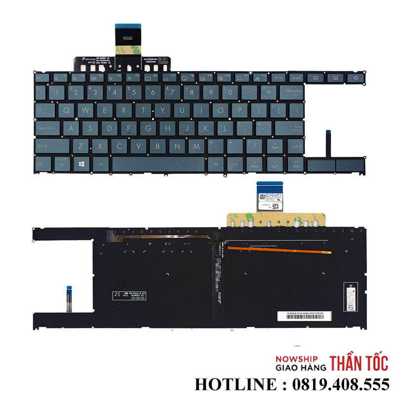 Bàn Phím Laptop Asus ZenBook Duo UX481 UX481FA UX481FL