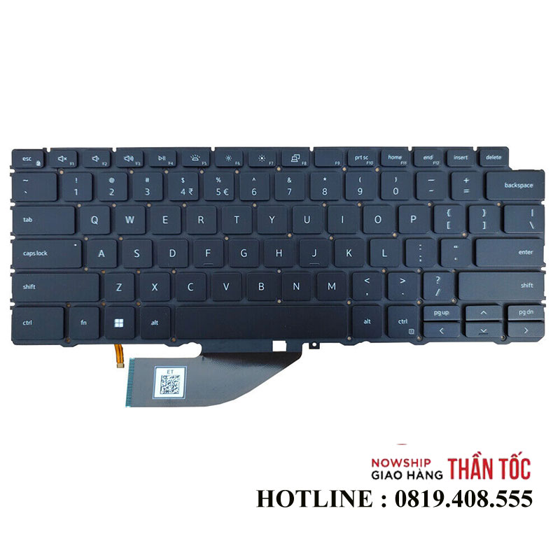 Bàn Phím Laptop Dell XPS 13 7390 9310 2-in-1