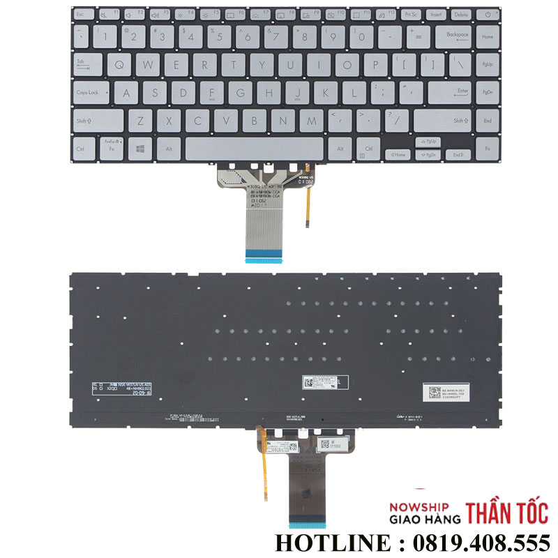 Bàn Phím Laptop Asus VivoBook S14 S433EA S433EQ S433FA S433FL S433JQ