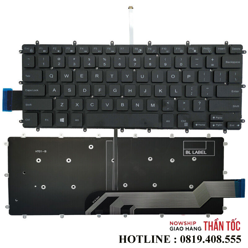 Bàn Phím Laptop Dell Inspiron 7368 7378 7466 7467