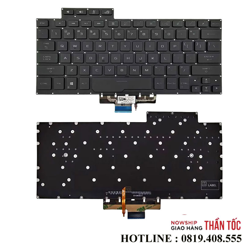 Bàn Phím Laptop Asus ROG Zephyrus G14 GA401 GA401U