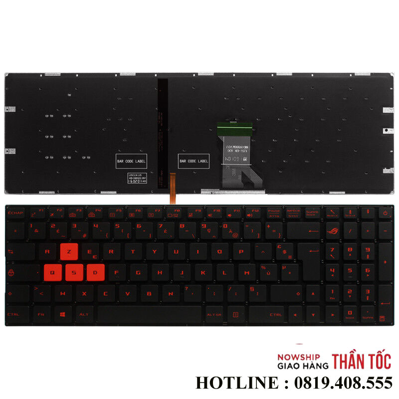 Bàn Phím Laptop Asus Rog Strix GL502 GL502V GL502VM GL502VT