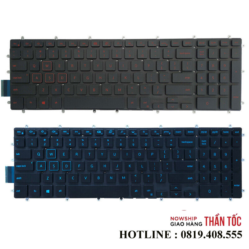 Bàn Phím Laptop Dell Inspiron 15 5565 5567 5570 5575 7566 7567