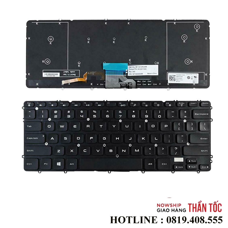 Bàn Phím Laptop Dell XPS 15 9530