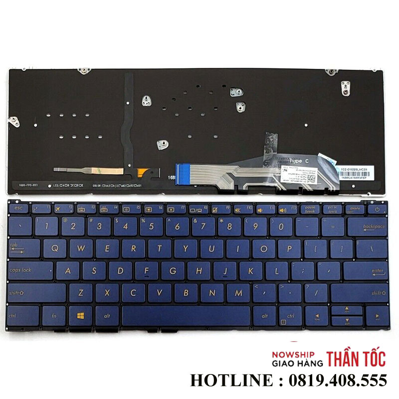 Bàn Phím Laptop Asus Zenbook 3 UX390U UX390UA UX390UAK