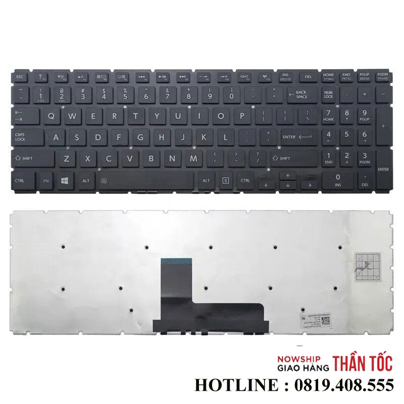 Bàn Phím Laptop Toshiba Satellite L50-B L50D-B L50T-B L50DT-B