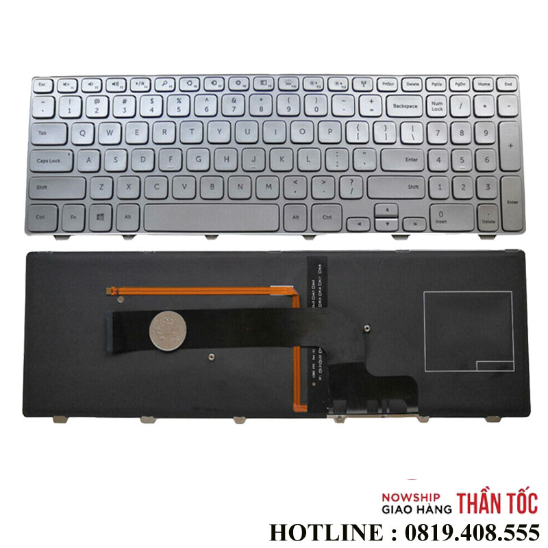 Bàn Phím Laptop Dell Inspiron 15-7000 15-7537 7537