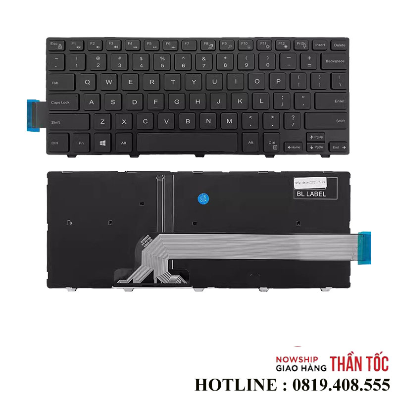 Bàn Phím Laptop Dell 3441 3442 3443 3446 3451 3458 7447 5447