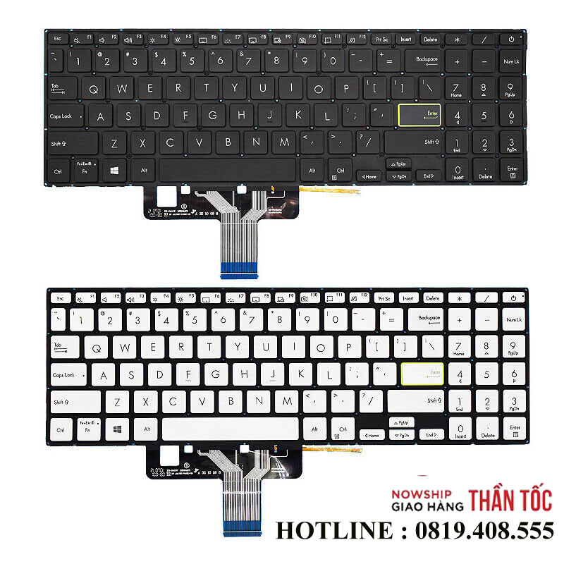 Bàn Phím Laptop Asus Vivobook S533 S533E S533EA S533F S533FA E510M