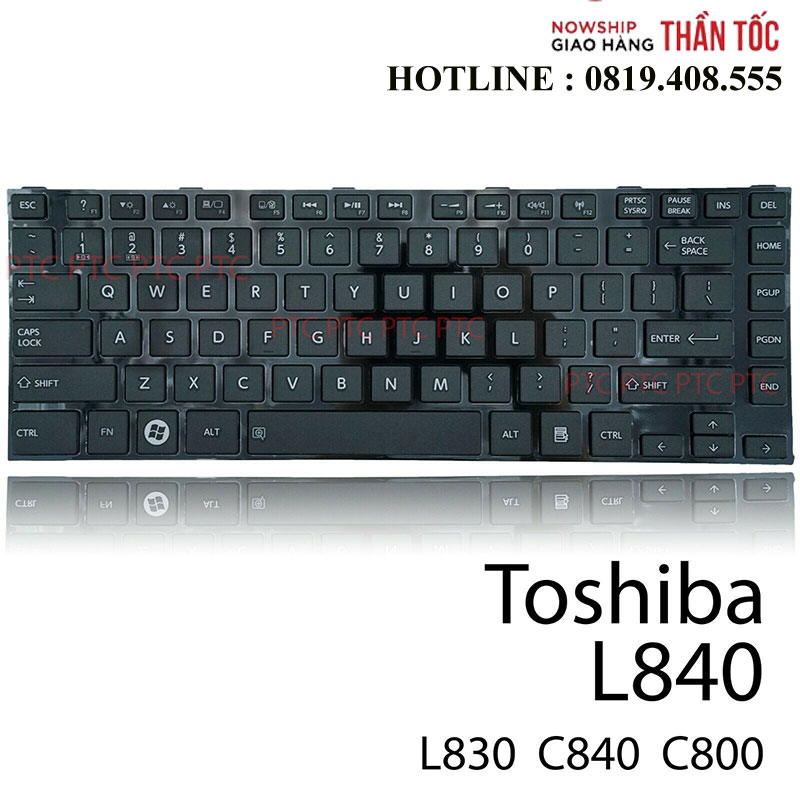 Bàn Phím Laptop Toshiba Satellite L840 L845 L845D S840 S840D S845 S845D